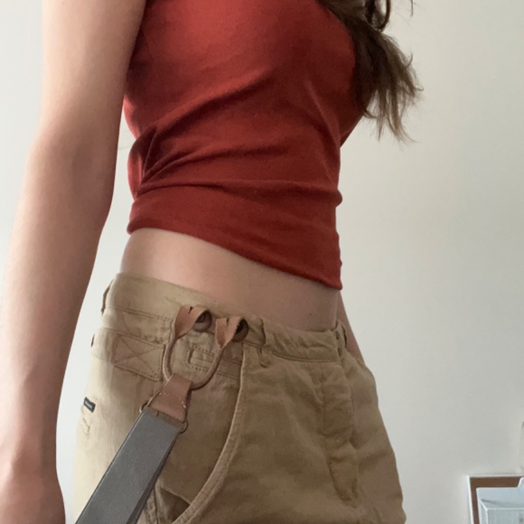 Maison Scotch "La Femme Selon Marie" Pants with Suspenders – Women's Petite - Picture 10 of 15